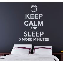 Sticker keep calm sleep more