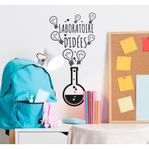 Sticker chambre ado laboratoire d'idées