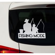 Sticker autres sports mode pêche