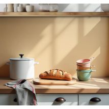 Sticker ustensiles de cuisine dosseret couleurs unies