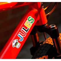Autocollant vélo maillot cycliste champion du monde