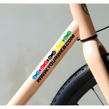 Autocollant vélo modèle de chaîne de vélo