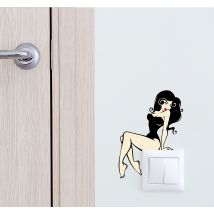 Sticker pin up interrupteur