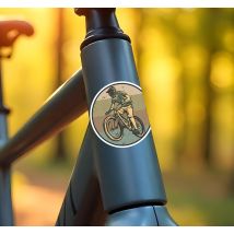 Sticker vélo look vintage
