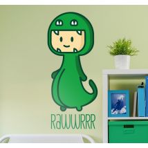 Sticker enfant dinosaure