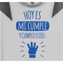 Vinilo infantil feliz cumpleaños personalizable