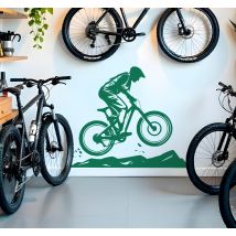 Sticker cyclisme vététiste