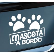 Pegatina bebé a bordo mascota a bordo