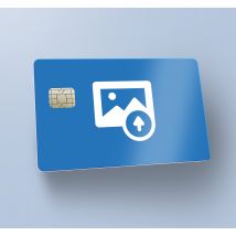Stickers carte bleue personnalisable