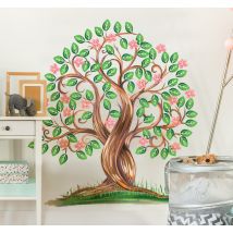 Sticker arbre aquarelle