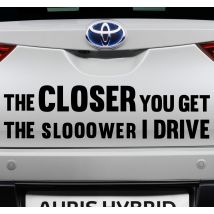 Sticker pour voiture texte