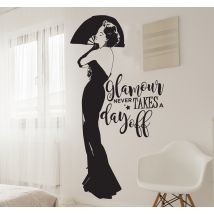 Sticker décoratif glamour