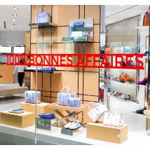 Sticker vitrine soldes 100% bonnes affaires