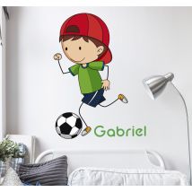 Stickers foot avec prénom