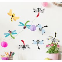 Sticker Maison Set de Libellule pour Enfants