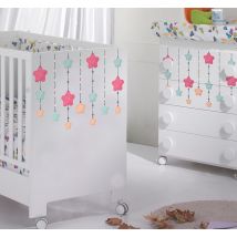 Sticker Meuble Étoile Multicolor pour Enfant
