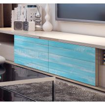 Sticker meuble Ikea effet bois