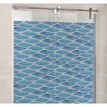 Sticker paroi de douche salle de bain gouttes d'eau