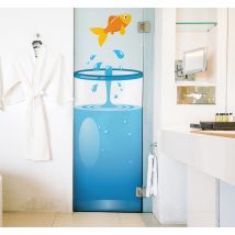 Sticker Poisson Poisson pour Douche Enfant