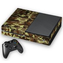 Sticker xbox camouflage vert