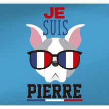 Sticker Drapeau Drapeau Français personnalisable