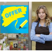 Sticker offre feutre fluo