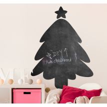 Sticker Maison Sapin à Craie de Noël