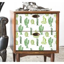 Sticker Maison Meuble Motif Cactus