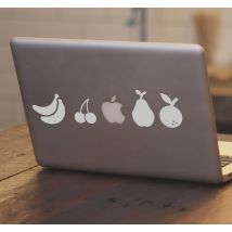 Stickers Dessin Variété Fruit pour Mac