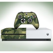 Sticker xbox motif camouflage militaire géométrique