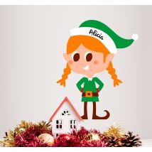 Sticker Chambre Enfant Elfe Fille Personnalisable