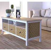 Revetement Adhesif pour Meuble Hexagones