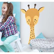 Sticker Maison Bébé Girafe Dessin