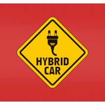 Sticker Voiture Voiture Hybride