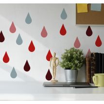 Sticker Chambre Enfant Dessins de Gouttes d'eau