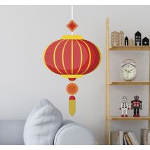 Sticker Maison Lampe Chinoise