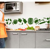 Sticker cuisine éléments culinaires