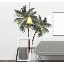 adhesif arbre palmiers dessin