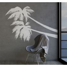 Adhesif deco palmier tropical