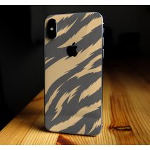 Autocollant iPhone motif peau de tigre