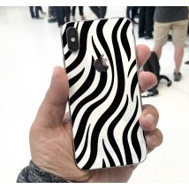 Autocollant iPhone motif zébré