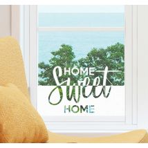 Sticker fenêtre maison Sweet Home