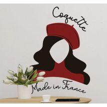 Sticker Mural Coquette Made in France