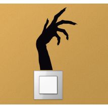 Sticker Interrupteur interrupteur main zombie