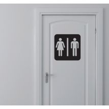 Sticker WC porte Homme / Femme