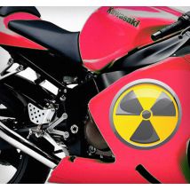 Sticker véhicule signal radioactivité