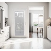 Autocollant en verre de portes de cuisine