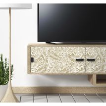 Adhésif meuble motif floral vintage