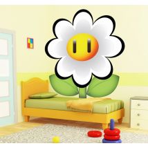 Sticker enfant marguerite Mario Bros