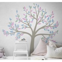stickers muraux arbre printemps jardin